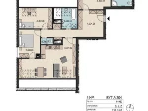Pronájem bytu 3+1, Praha - Dolní Chabry, Do rybníčků, 120 m2