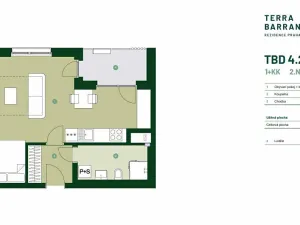 Prodej bytu 1+kk, Praha - Hlubočepy, Silurská, 44 m2