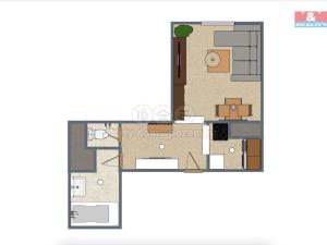 Prodej bytu 1+kk, Příbram - Příbram VIII, Čechovská, 26 m2