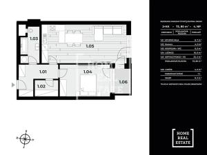 Pronájem bytu 2+kk, Praha - Žižkov, Šrámkové, 74 m2