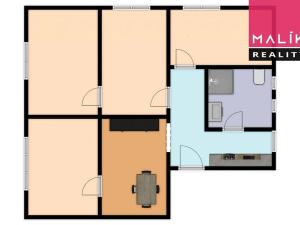 Prodej bytu 4+kk, Ostrov, Májová, 63 m2