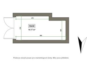 Pronájem skladu, Zlín, Burešov, 14 m2
