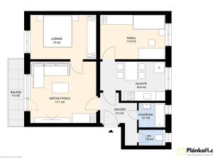 Prodej bytu 3+1, Žatec, Osvoboditelů, 66 m2