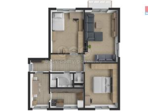Prodej bytu 4+1, Lodhéřov, 78 m2