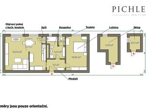 Prodej bytu 2+1, Česká Kubice, 67 m2