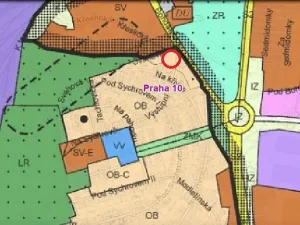 Prodej pozemku pro bydlení, Praha - Vršovice, Výstupní, 1113 m2