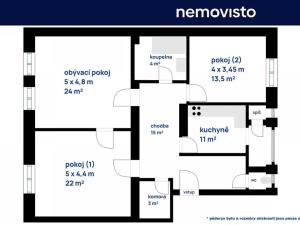 Pronájem bytu 3+1, Ostrava, Verdunská, 93 m2
