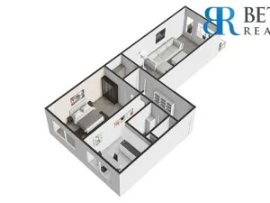 Prodej bytu 2+1, Luhačovice, Mlýnská, 51 m2