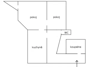 Pronájem bytu 2+1, Praha - Vršovice, Slovinská, 51 m2