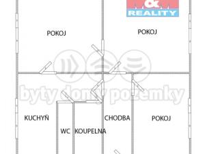 Prodej bytu 3+1, Prušánky, Sportovní, 87 m2