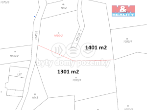 Prodej louky, Březiny, 1401 m2