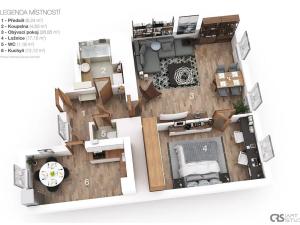 Prodej bytu 2+1, Brno, Dornych, 74 m2