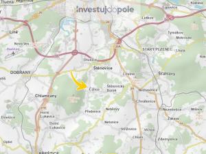 Prodej louky, Čižice, 1606 m2