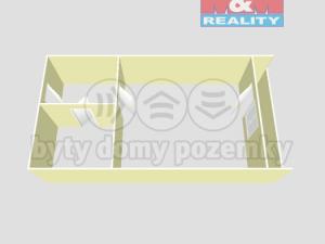 Prodej bytu 1+kk, Ostrava - Zábřeh, Petruškova, 31 m2