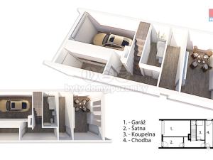 Prodej rodinného domu, Praha - Kobylisy, K ovčínu, 142 m2