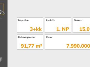 Prodej apartmánu, Mikulovice, 77 m2