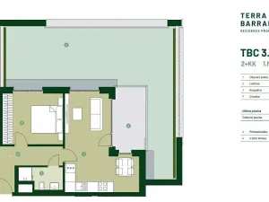 Prodej bytu 2+kk, Praha - Hlubočepy, Silurská, 54 m2