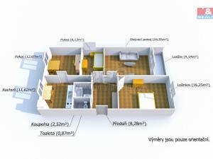 Prodej bytu 4+1, Klatovy - Klatovy III, Zahradní, 80 m2