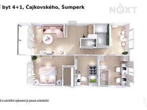 Prodej bytu 3+1, Šumperk, Čajkovského, 72 m2