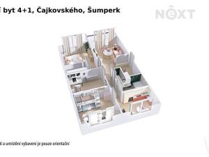 Prodej bytu 3+1, Šumperk, Čajkovského, 72 m2