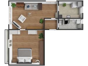Prodej bytu 2+1, České Budějovice, L. M. Pařízka, 55 m2