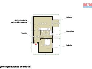 Pronájem bytu 2+kk, Tlučná, Pod Školkou, 53 m2