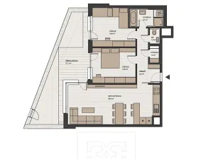 Prodej bytu 3+kk, Praha - Michle, U michelského mlýna, 116 m2