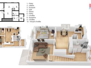 Pronájem rodinného domu, Praha - Nebušice, Tuchoměřická, 151 m2