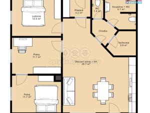 Prodej rodinného domu, Bechyně, Lomená, 85 m2