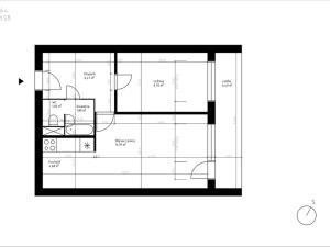 Prodej bytu 2+kk, Teplice, Trnovanská, 40 m2