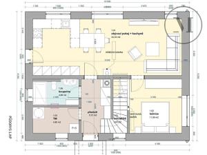 Prodej rodinného domu, Staré Hodějovice, K Šemberku, 92 m2