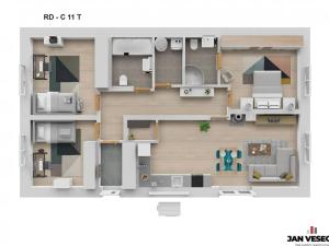 Prodej rodinného domu, Býkev, 94 m2