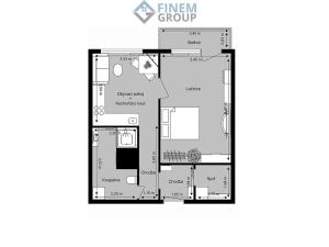 Prodej bytu 2+kk, České Budějovice, 51 m2