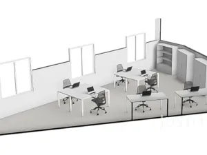 Pronájem kanceláře, Teplice, U Krupské brány, 36 m2