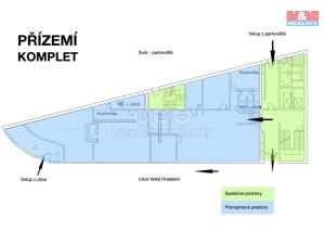 Pronájem obchodního prostoru, Ústí nad Labem - Ústí nad Labem-centrum, Velká Hradební, 280 m2