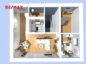 Pronájem bytu 3+1, Praha - Smíchov, Nádražní, 95 m2