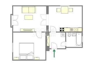 Pronájem bytu 2+1, Ostrava, Dvouletky, 50 m2