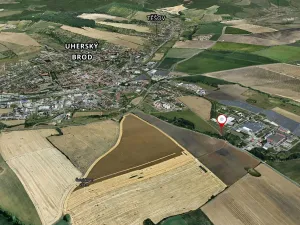 Prodej podílu komerčního pozemku, Uherský Brod, 926 m2