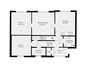 Pronájem rodinného domu, Kralupy nad Vltavou, Hybešova, 70 m2