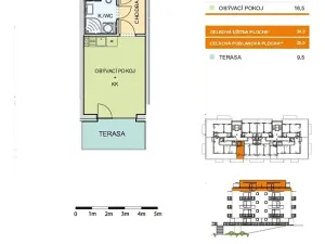 Pronájem bytu 1+kk, Olomouc, Aloise Rašína, 25 m2