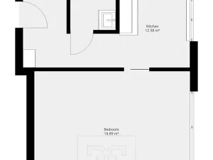 Pronájem bytu 1+1, Praha - Nusle, Boleslavova, 39 m2