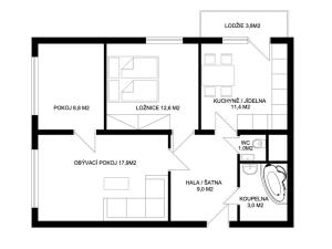 Prodej bytu 3+1, Praha - Letňany, 66 m2