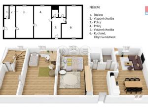 Prodej rodinného domu, Dolní Radechová, 180 m2