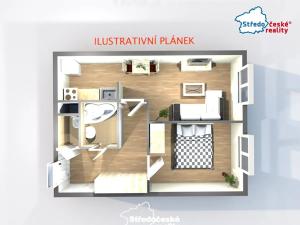Pronájem bytu 2+kk, Praha - Černý Most, Vašátkova, 43 m2