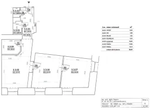 Pronájem bytu 3+kk, Tábor, nám. F. Křižíka, 60 m2