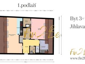 Prodej bytu 3+kk, Jihlava, Žižkova, 104 m2
