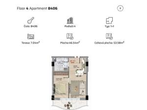 Prodej bytu 2+kk, Golem, kraj Tirana, Albánie, 47 m2