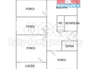 Prodej bytu 4+1, Kopřivnice, 74 m2