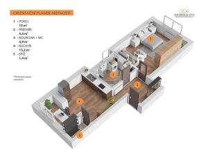 Pronájem bytu 1+1, Prostějov, Krátká, 49 m2