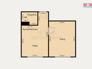 Prodej bytu 1+1, Sokolov, Švabinského, 34 m2